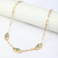 Geometric Fashion Stainless Steel Necklace Wholesale main image 2