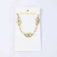 Géométrique Mode Acier Inoxydable Collier De Gros main image 3