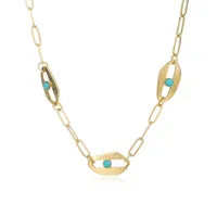 Géométrique Mode Acier Inoxydable Collier De Gros main image 5