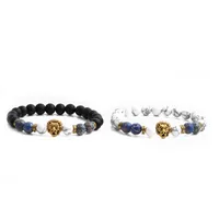 Round Vacation Simple Style Frosted Stone Bracelets Wholesale main image 2