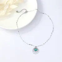 Geometric Simple Style Titanium Steel Pendant Necklace Wholesale main image 2