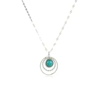 Geometric Simple Style Titanium Steel Pendant Necklace Wholesale main image 5
