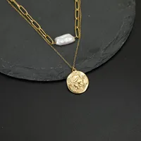 Geometric Fashion Stainless Steel Titanium Steel Necklace Wholesale main image 1