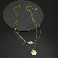 Geometric Fashion Stainless Steel Titanium Steel Necklace Wholesale main image 2