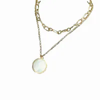 Geometric Simple Style Stainless Steel Titanium Steel Pendant Necklace Wholesale main image 5