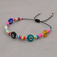 Geometric Ethnic Style No Inlaid Soft Clay Bracelets Wholesale main image 1