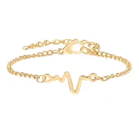 Wholesale Jewelry Simple Lightning Wave Bracelet Doublewinwholesale main image 5