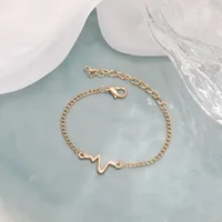 Wholesale Jewelry Simple Lightning Wave Bracelet Doublewinwholesale sku image 1