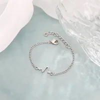Wholesale Jewelry Simple Lightning Wave Bracelet Doublewinwholesale sku image 2