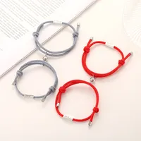 Heart Simple Style No Inlaid Alloy Bracelets Wholesale main image 2