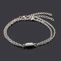 Geometric Simple Style Titanium Steel No Inlaid Bracelets In Bulk main image 2
