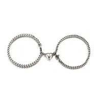 Simple Style Heart 304 Stainless Steel No Inlaid Bracelets In Bulk main image 5