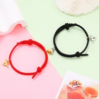 Simple Style Heart Alloy Plating No Inlaid Couple Bracelets main image 3