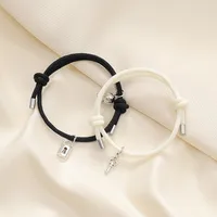 Geometric Simple Style No Inlaid Alloy Bracelets Wholesale main image 2