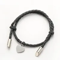 Heart Simple Style No Inlaid Pu Leather Bracelets Wholesale sku image 1