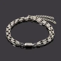 Geometric Simple Style Titanium Steel No Inlaid Bracelets In Bulk sku image 4