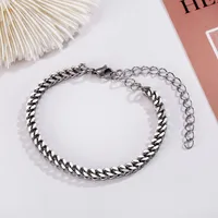Simple Style Heart 304 Stainless Steel No Inlaid Bracelets In Bulk sku image 1