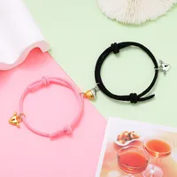 Simple Style Heart Alloy Plating No Inlaid Couple Bracelets sku image 11