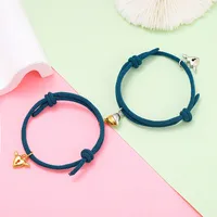 Simple Style Heart Alloy Plating No Inlaid Couple Bracelets sku image 7