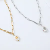 Geometric Simple Style 304 Stainless Steel Pendant Necklace Wholesale main image 2