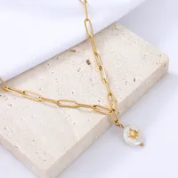 Géométrique Style Simple Acier Inoxydable 304 Pendentif De Gros main image 3