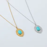 Geometric Fashion 304 Stainless Steel Pendant Necklace Wholesale main image 1