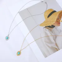 Geometric Fashion 304 Stainless Steel Pendant Necklace Wholesale main image 3