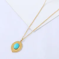 Geometric Fashion 304 Stainless Steel Pendant Necklace Wholesale sku image 1