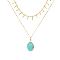 Geometric 304 Stainless Steel Pendant Necklace Wholesale main image 5