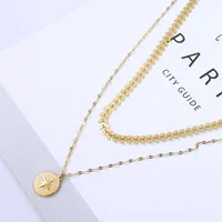 Geometric 304 Stainless Steel Titanium Steel Pendant Necklace Wholesale main image 3