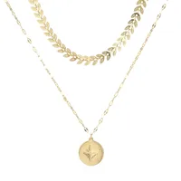 Geometric 304 Stainless Steel Titanium Steel Pendant Necklace Wholesale main image 5