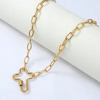 Geometric  Style 304 Stainless Steel Pendant Necklace Wholesale main image 1