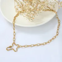 Geometric  Style 304 Stainless Steel Pendant Necklace Wholesale main image 4