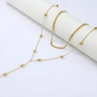 Geometric 304 Stainless Steel Necklace Wholesale main image 1