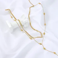 Geometric 304 Stainless Steel Necklace Wholesale main image 4