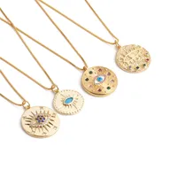 Devil'S Eye Fashion Copper Necklace Wholesale main image 3