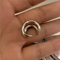 Géométrique Alliage Pas D'Incrustation Placage Des Boucles D'Oreilles main image 3