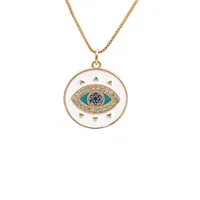 Devil'S Eye Fashion Copper Necklace Wholesale sku image 9