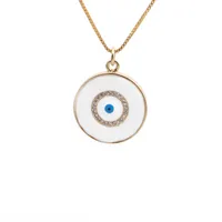 Devil'S Eye Fashion Copper Necklace Wholesale sku image 2
