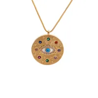 Devil'S Eye Fashion Copper Necklace Wholesale sku image 10
