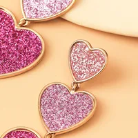 Heart Retro Alloy No Inlaid Plating Earrings main image 3