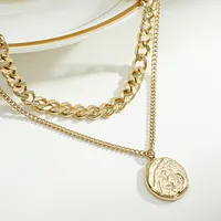 Geometric  Style 304 Stainless Steel Pendant Necklace Wholesale main image 1