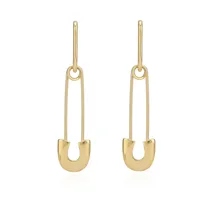 U Shape Retro 304 Stainless Steel No Inlaid Plating Earrings main image 5