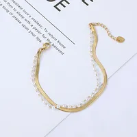 Style Simple Géométrique Acier Inoxydable 304 Pas D'Incrustation Bracelets En Masse main image 3