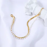 Simple Style Geometric 304 Stainless Steel No Inlaid Bracelets In Bulk main image 4