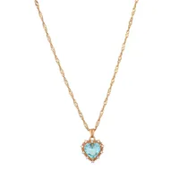 Heart Retro Alloy Rhinestone Pendant Necklace Wholesale sku image 7