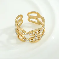 Fashion 304 Stainless Steel Geometric No Inlaid Women'S sku image 13