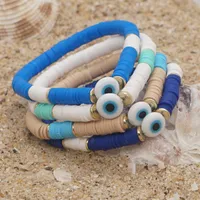 Geometric Ethnic Style No Inlaid Soft Clay Bracelets Wholesale main image 1