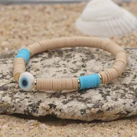 Geometric Ethnic Style No Inlaid Soft Clay Bracelets Wholesale sku image 1