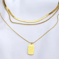 Géométrique Acier Inoxydable Acier Au Titane Pendentif De Gros main image 2